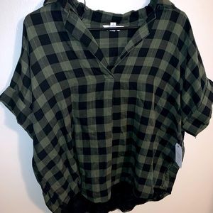 High- low dressy shirt